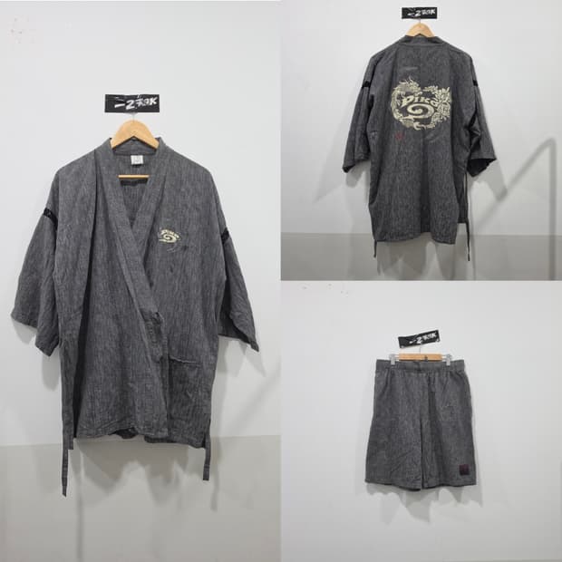 Piko 진베이 셋업 그레이 L