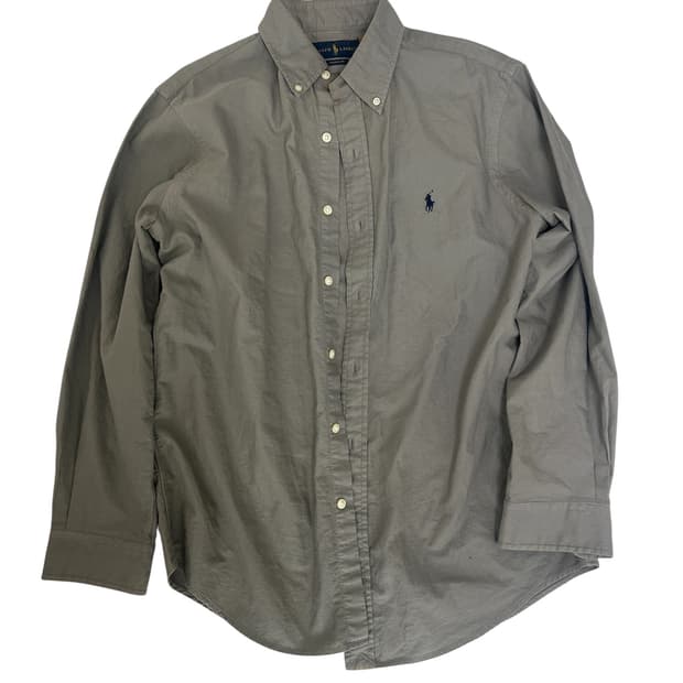 폴로 랄프로렌 그레이 버튼다운 셔츠