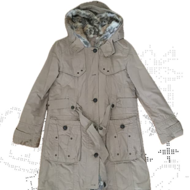 빈티지 퍼 자켓