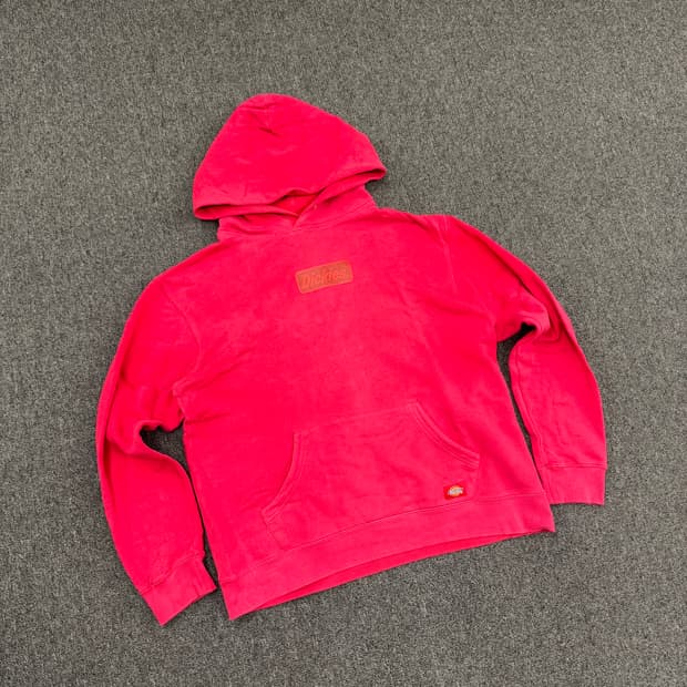 디키즈 빈티지 로고 프린팅 후드티