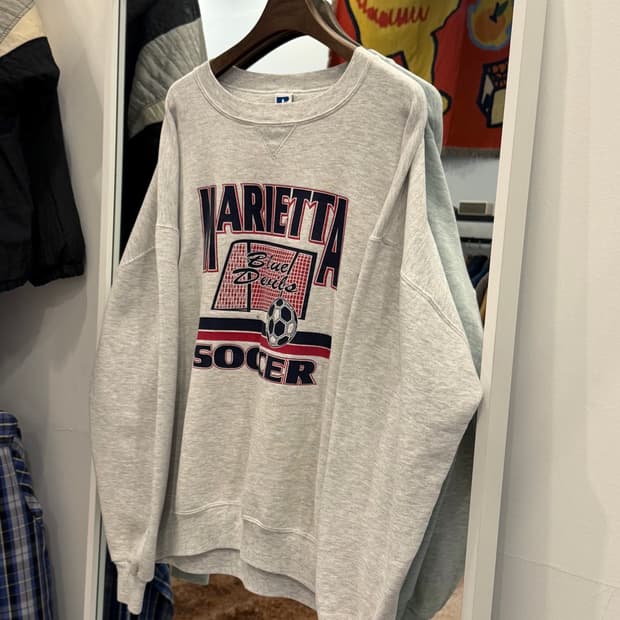 90s Russell 러셀 SOCCER 스웻셔츠 (made in USA)