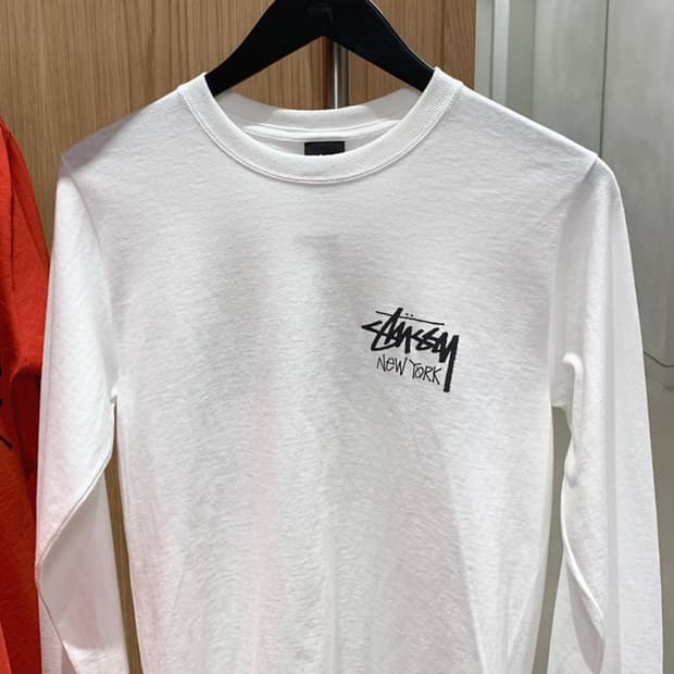 스투시 뉴욕 롱슬리브 L