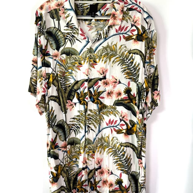 H&M 하와이안 셔츠 XL