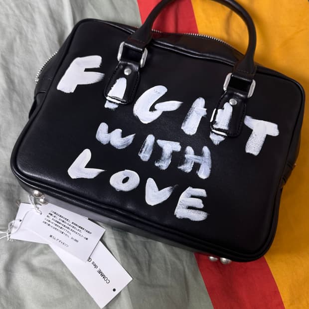 [OS] 꼼데가르송 걸 페인트백 블랙