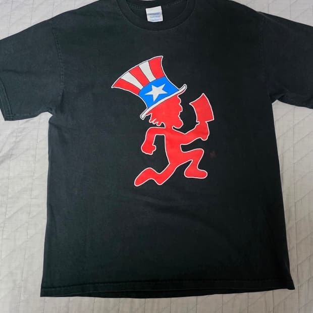 [L] 00s ICP USA 해칫맨 빈티지 랩티 밴드티