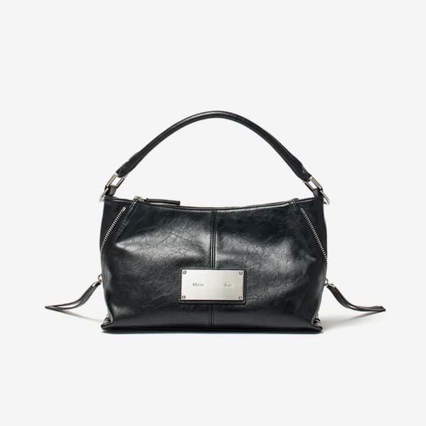 마땡킴 가방 SIDE ZIPPER TWO WAY BAG IN BLACK