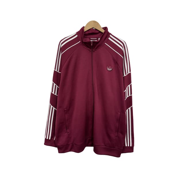 Adidas Burgundy Full Zip Jersey