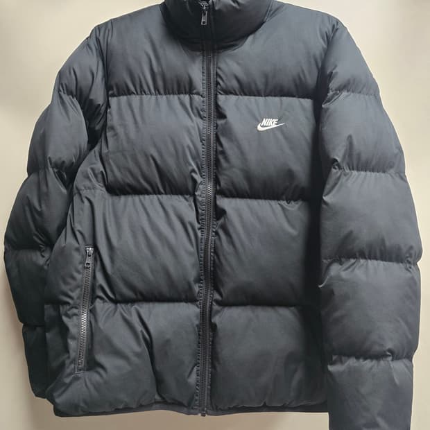 나이키 블랙 클럽패딩 95