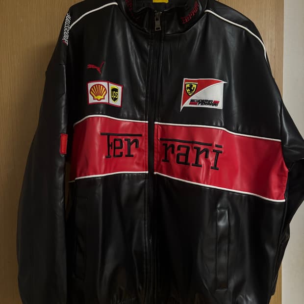 페라리 가죽 자켓 