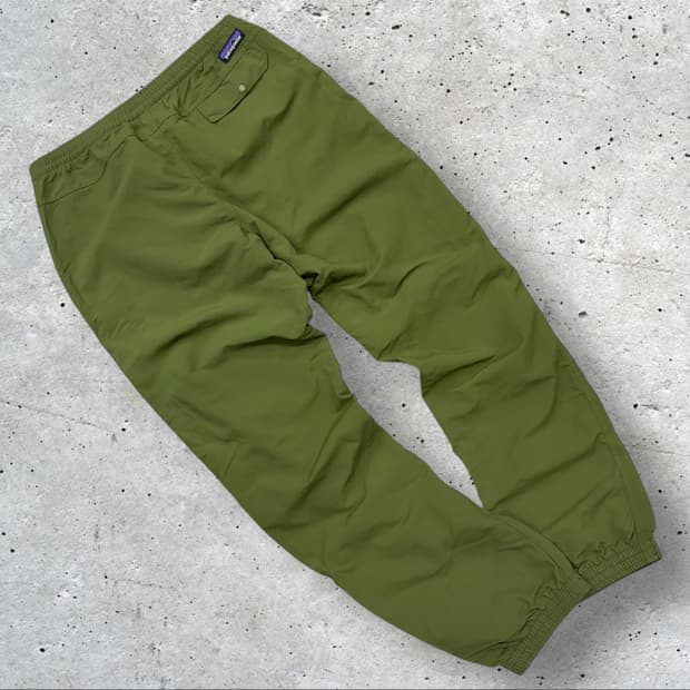 [M] 파타고니아 올리브 폴리 조거 트레이닝 바지 C468