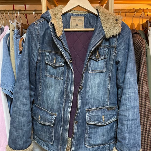 NII 빈티지 여성 데님 쟈켓 85