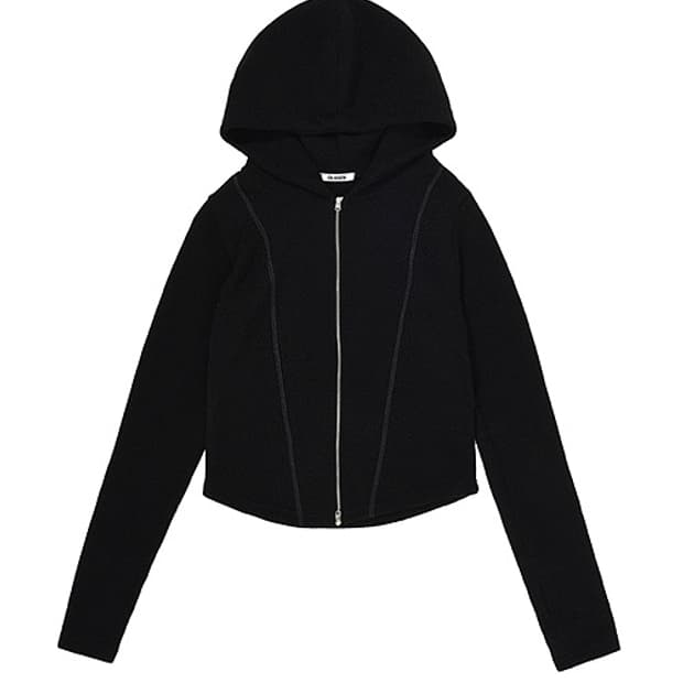 OLSSEN 올슨 테리 후드집업 블랙 