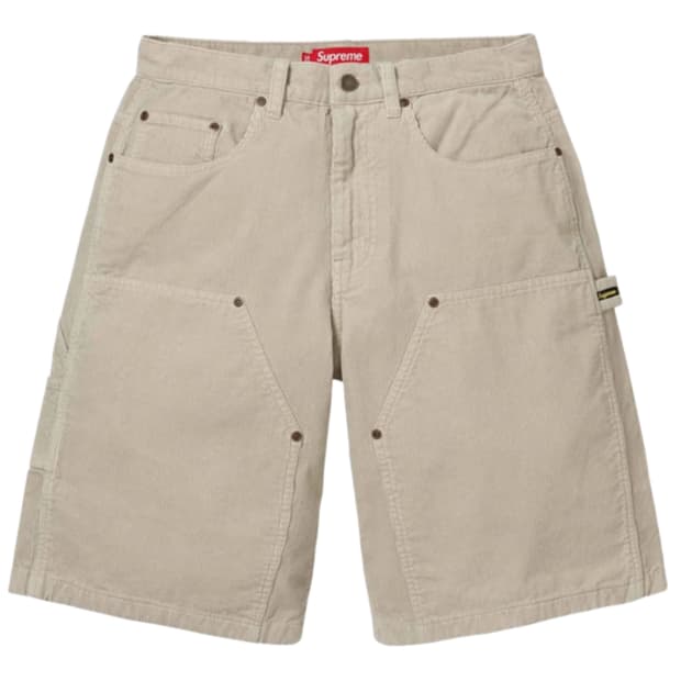 슈프림 24SS 더블니 코듀로이 쇼츠