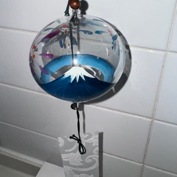 수제 유리 풍경 / 후우린 / 일본 현지구매