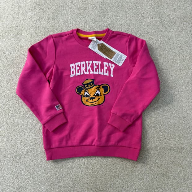 [140] 새상품 버클리 키즈 핑크 맨투맨 0114T1