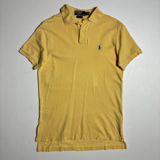 폴로 랄프로렌 커스텀핏 포니 자수 반팔 카라 티셔츠 R1363