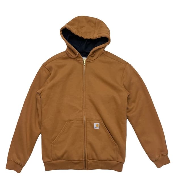 CARHARTT 레인 디펜더 후드집업 카멜 S
