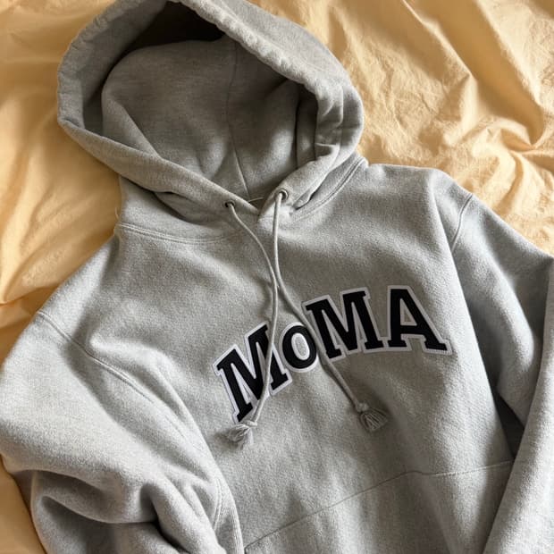 Moma 모마 챔피온 후드티 그레이 s