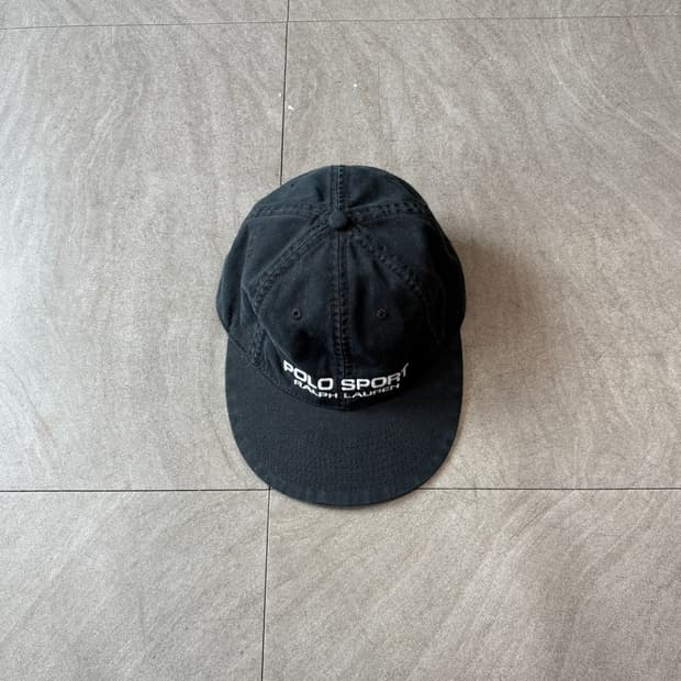 폴로 정품 스포츠 트윌 블랙 캡