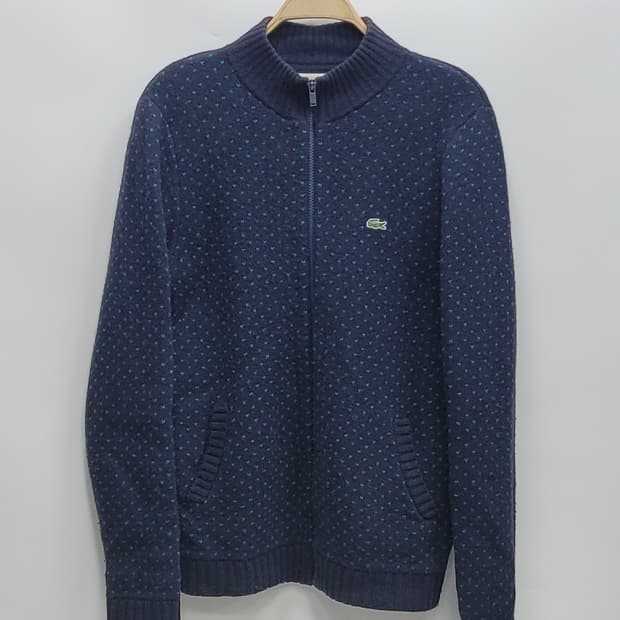 LACOSTE 라코스테 울 니트 집업 자켓 / 남 4 (슬림 100)
