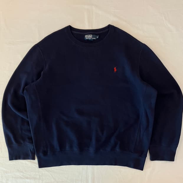 90s 폴로 랄프로렌 맨투맨 스웻셔츠 네이비
