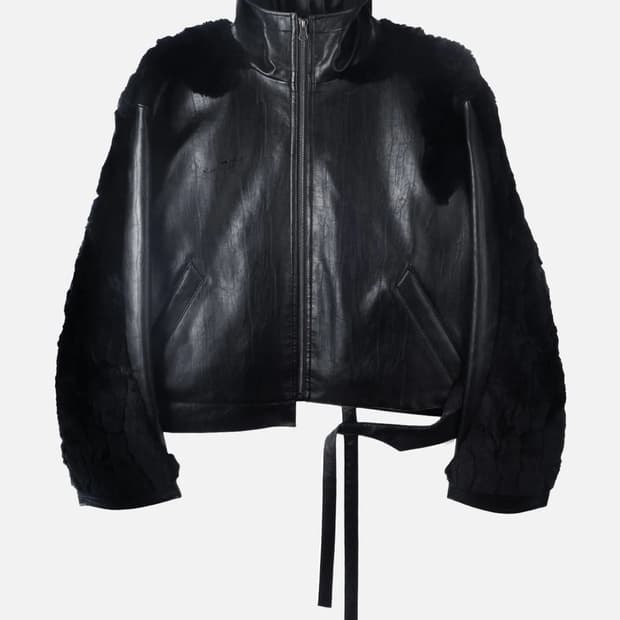 aesyntx 에이시네틱스 faux leather jaket
