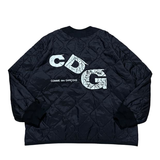 꼼데가르송 x 알파 퀼팅자켓