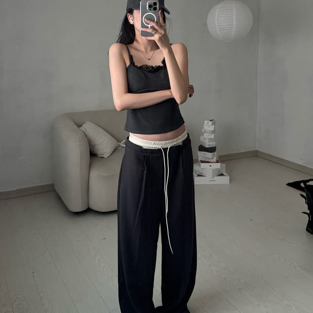 레이어드 슬랙스