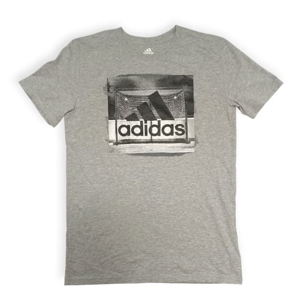 아디다스 골대 그래픽 반팔티