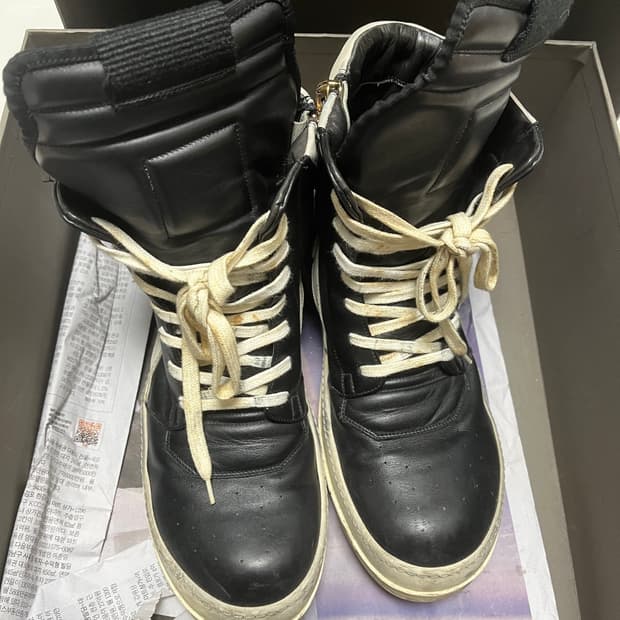릭오웬스 13FW 지오바스켓 모노크롬 42