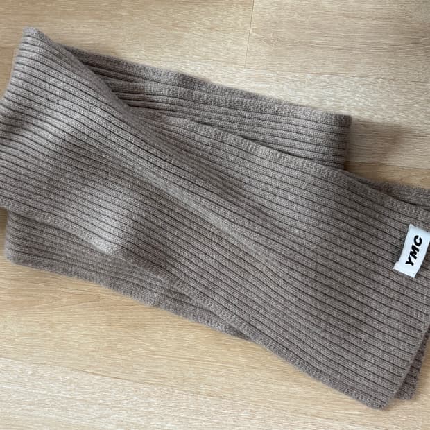 YMC 머플러 베이지