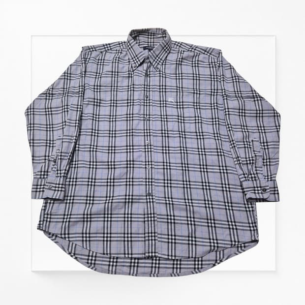 [올드 명품🔥] 90s 버버리 시그니처 노바 체크 셔츠