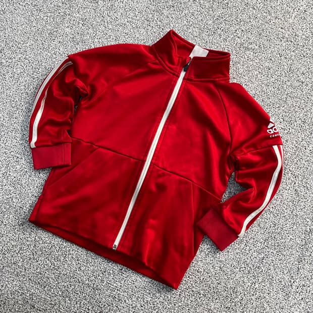 60 아디다스 키즈 져지 집업 0408M