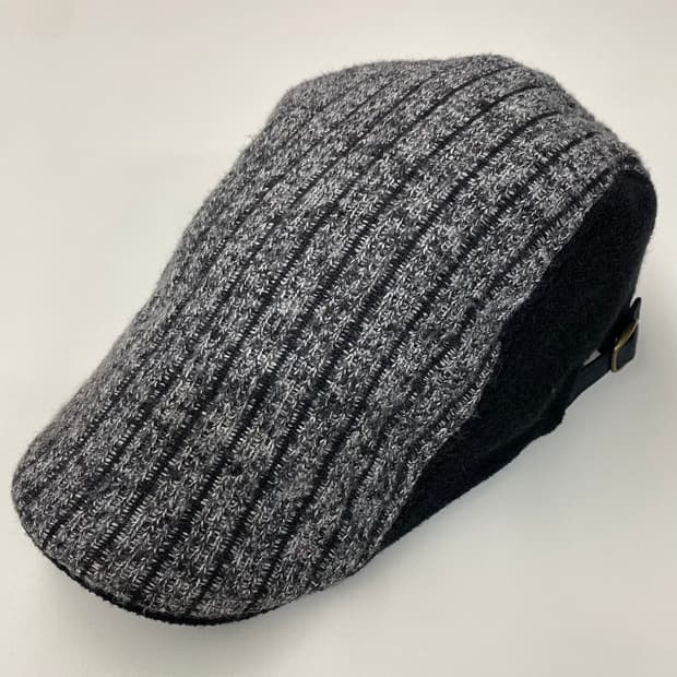 투톤 니트 헌팅캡