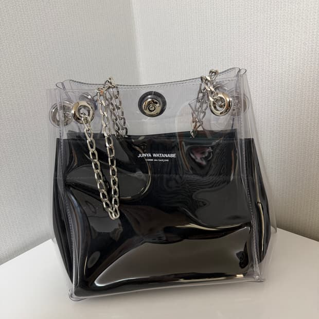 준야와타나베 PVC 체인백