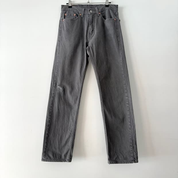 LEVI'S 505 basic stone denim pants