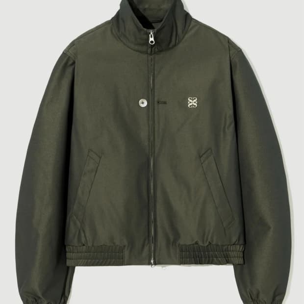 세터 레체투톤 집업 자켓 글리터 그린 브라운