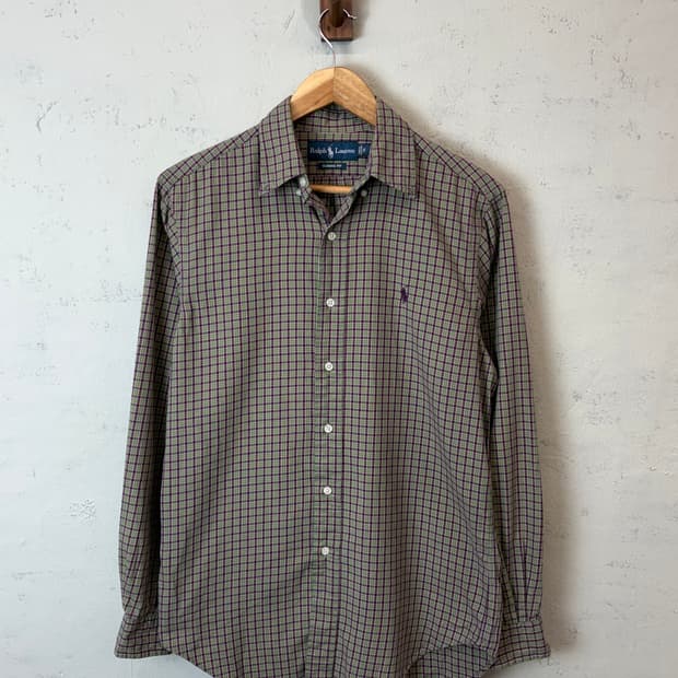 폴로랄프로렌 빈티지 체크 셔츠