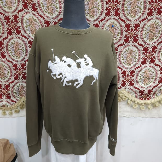 폴로 랄프로렌 트리플포니 자수 맨투맨
​
