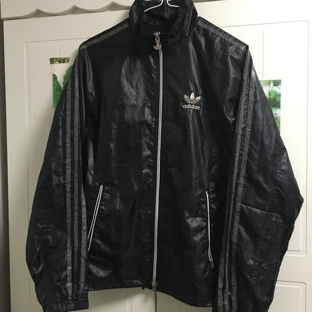 일본빈티지 희귀 블랙 바람막이