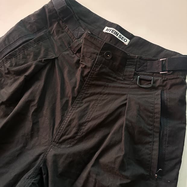 [2] 혜인서 밀리터리 카고팬츠 블랙