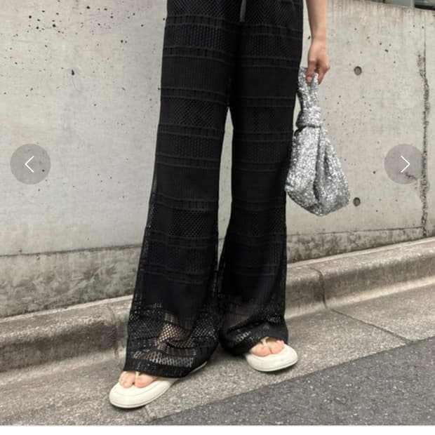 Ciaopanic Black Lace Pants