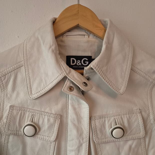 돌체앤가바나 여성 가죽자켓 40사이즈