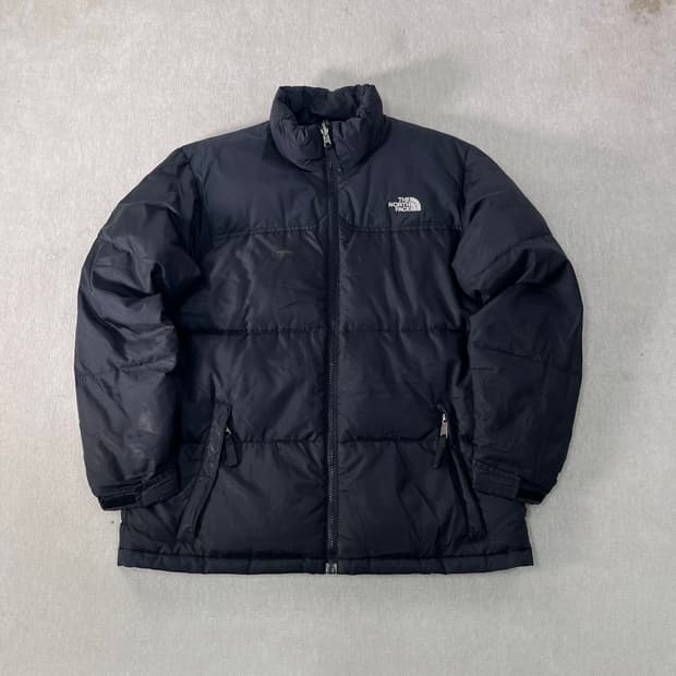 100 노스페이스 센터로고 600 경량 패딩