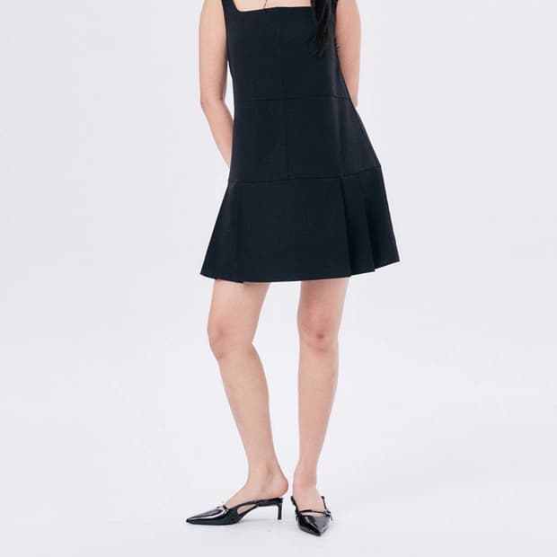 할로미늄 미니 스쿨드레스 (네이비 1)