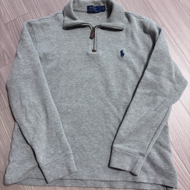 폴로 랄프로렌 반집업 니트 그레이 S