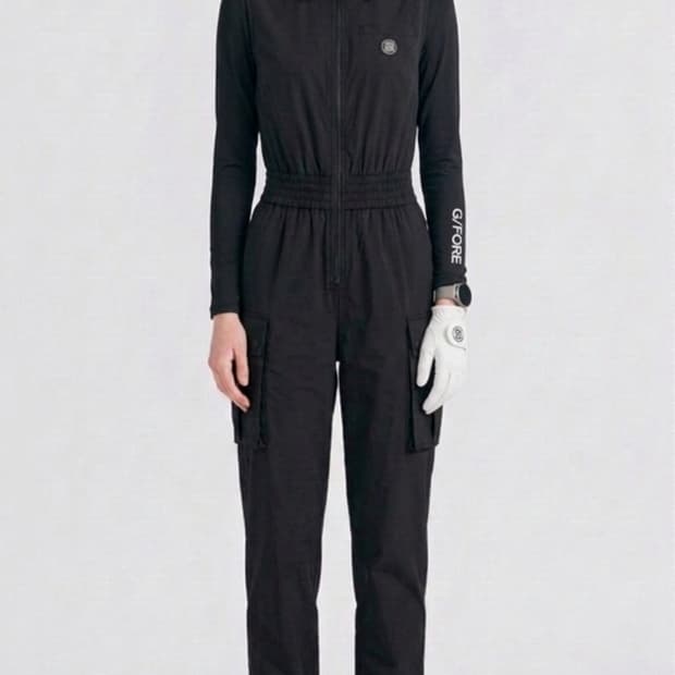 지포어 슬리브리스 점프수트 XS사이즈