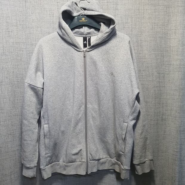 아디다스 남성 기모 후드집업 