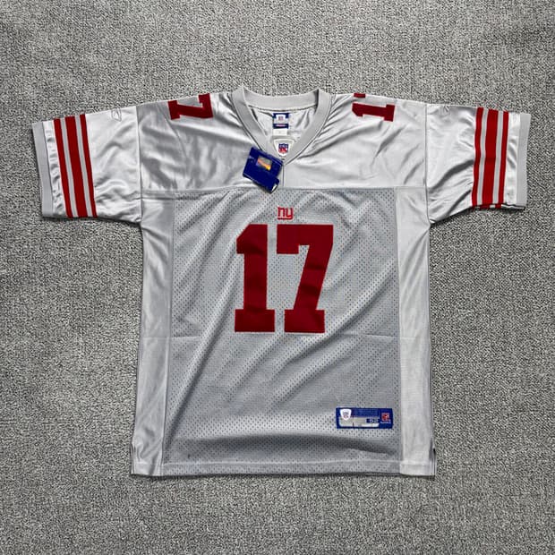 리복 NFL 뉴욕 자이언츠 17 버리스 럭비 져지