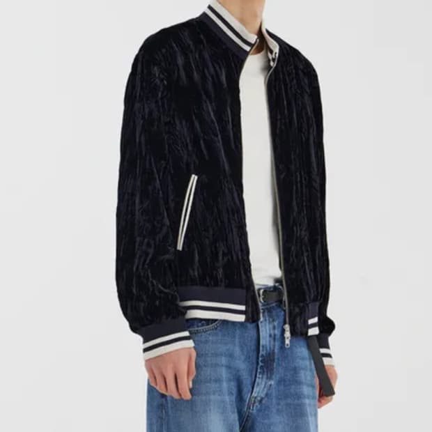 유스 Track Jacket - Black Creased